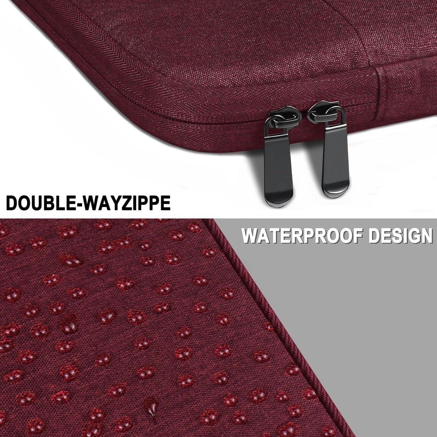 Laptop Sleeve 14 Inch, Water Resistant Traveling Computer Cover with Handle, Shockproof Protective Carrying Laptop Case Compatible for 14 Inch MacBook Air/Pro, HP, Dell, Asus, Lenovo, Black