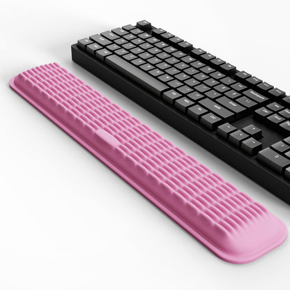 MEKASS Keyboard Wrist Rest, Soft Memory Foam Wrist Support for Keyboard, Keyboard Hand Rest Pad for Wrist Pain Relief, Keyboard Wrist Guard for Long Hours of Work, Gaming, Studying（Classic Black）