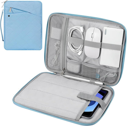 MoKo 9-11 Inch Tablet Sleeve Carrying Case with Handle, Padded Protective Travel Bag for New 11-inch iPad Air 4 2026/Pro M5/ A16, iPad 10th/Air 5/4th 10.9, i-Pad 9/8th 10.2,Tab S9/S8 11, Black