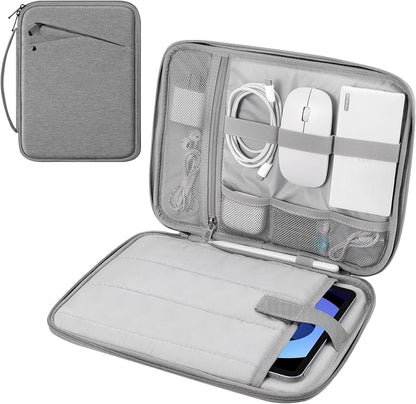 MoKo 9-11 Inch Tablet Sleeve Carrying Case with Handle, Padded Protective Travel Bag for New 11-inch iPad Air 4 2026/Pro M5/ A16, iPad 10th/Air 5/4th 10.9, i-Pad 9/8th 10.2,Tab S9/S8 11, Black