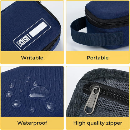 ECHSRT Large Pencil Case, Aesthetic Pen Pouch with Big Capacity, Minimalist Portable Stationery Bag with Handle for Office Organizer Aesthetic Pencil Cases