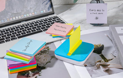 (18 Pads) Pop Up Sticky Notes 3x3 Refills, Strong Adhesive Memo Pad Bulk with 9 Bright Colors, Suitable for Home, Office, School, Clean Removal