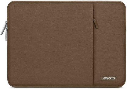 MOSISO Laptop Case 13.3 inch, 13-13.3 inch Laptop Sleeve Compatible with MacBook Air/Pro 13/Pro 14 M5 M4 M3 M2 M1, HP Dell ASUS Lenovo,Polyester Vertical Computer Sleeve Bag with Pocket, Antique Green - Colors B
