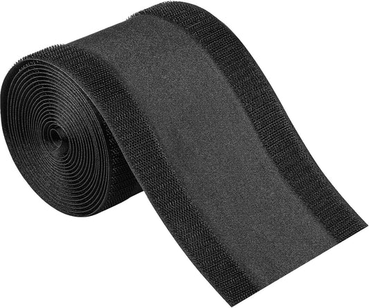 WILLBOND Carpet Cord Cover Cable Protector Floor Cover Cable Protector Management Only for Commercial Office Carpet(19.69 ft,Black)