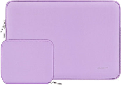 MOSISO Laptop Case 13.3 inch, 13-13.3 inch Laptop Sleeve Bag Compatible with MacBook Air/Pro 13/Pro 14 M5 M4 M3 M2 M1, HP Dell ASUS Lenovo, Neoprene Computer Sleeve Bag with Small Case, Baby Pink - Colors A