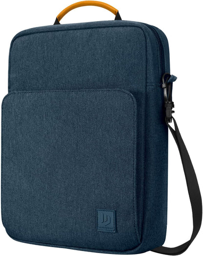 Dadanism 9-11 Inch Tablet Sleeve Bag Carrying Case with Shoulder Strap for iPad (A16) 11", iPad 10th Gen 10.9", iPad Air M4/Pro M5 11", iPad 9/8/7th 10.2", Galaxy Tab A11+ Plus 11", Cloudy Pink