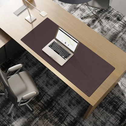 Cacoy 36" x 20" Leather Desk Mat for Home Office, Extra Large PU Leather Desk Pad Blotters, Waterproof Computer Keyboard Mat, Extended Gaming Mouse Pad, Desk Protector for Desktop and PC Laptop, Black
