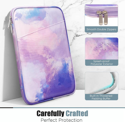 TiMOVO 9-11" Tablet Sleeve Bag for iPad 11-inch A16 2025, iPad 10.9"/10.2"| Air 11 Inch/5th/4th Gen. 10.9", Galaxy Tab A9+/A11Plus 11", Protective Bag with Pocket, Black