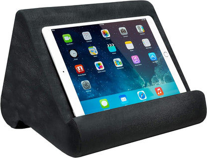 Ontel Pillow Pad Fold Away Multi-Angle Soft Tablet Stand, Gray