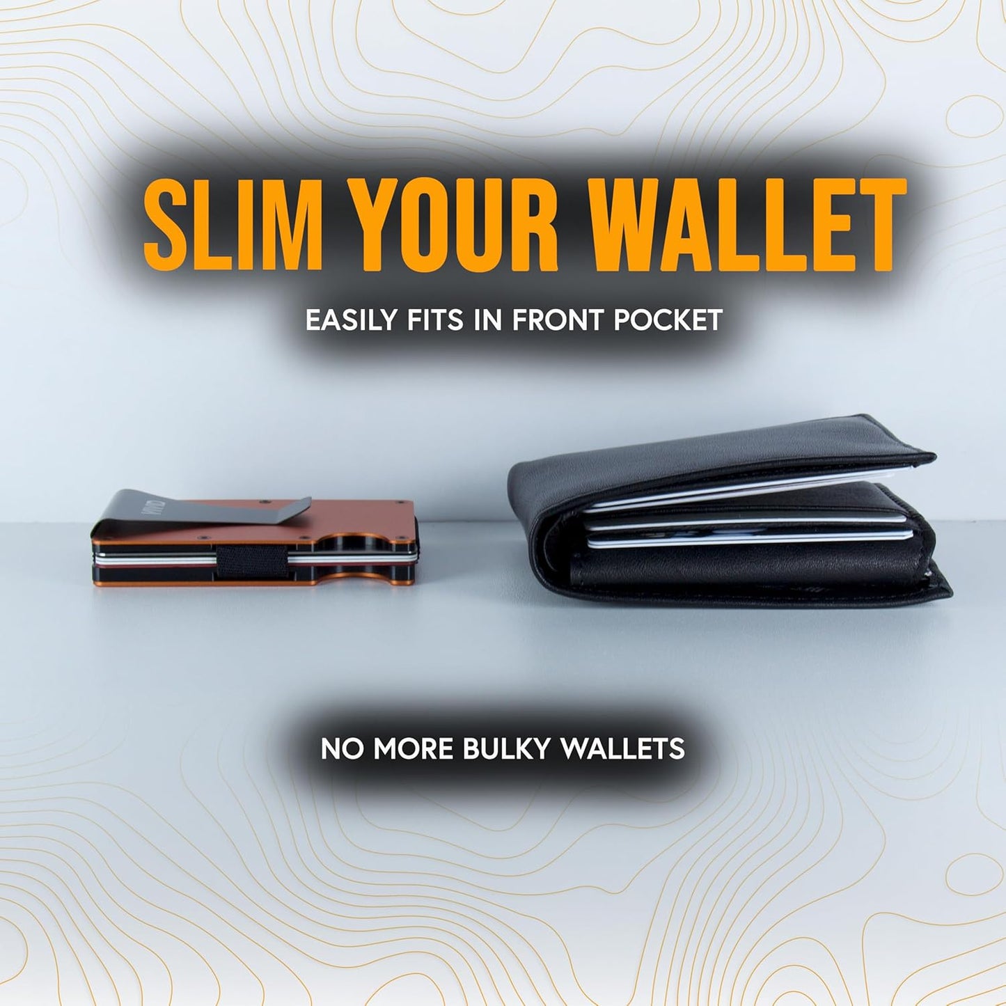 VIVID Carbon Fiber AirTag Wallet for Men - Slim, Modern, RFID Blocking, Scratch Resistant, Credit Card AirTag Holder, Easy Access Cards, Money Clip, Mens Wallet (Carbon Fiber)