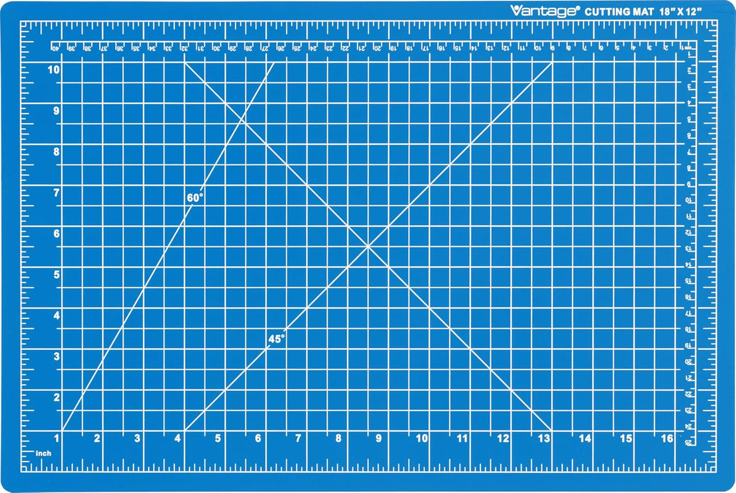 Dahle Vantage 10670 Premium Self-Healing Cutting Mat, 9"x12", 1/2" Grid, 5 Layers for Max Healing, Perfect for Crafts & Sewing, Black