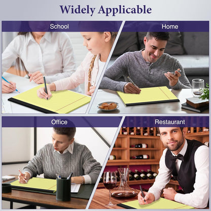 2 Pcs Note Pads 11" x 9.5" Legal Pads College Ruled Notepad Micro Perforated Writing Pads White Lined Paper 80GSM College Ruled Paper Pad of Paper 30 Sheets Notebook for School, To-Do Lists, Office