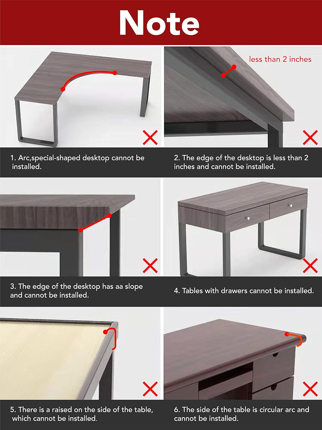 Computer Arm Rest for Desk, Suitable for Office desks, Sturdy Mouse arm Support, Computer Desk Extender, Suitable for Home and Office