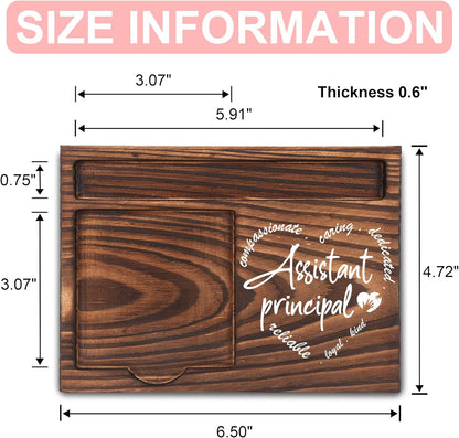 Inspirational Motivational Gifts, Encourage Gifts, Recovery Gifts, Little Reminders Sticky Note Holder, Post-it Note Dispenser for Desk, Wooden Post-it Note & Pen Holder 6.5" x 4.7" - FTA121