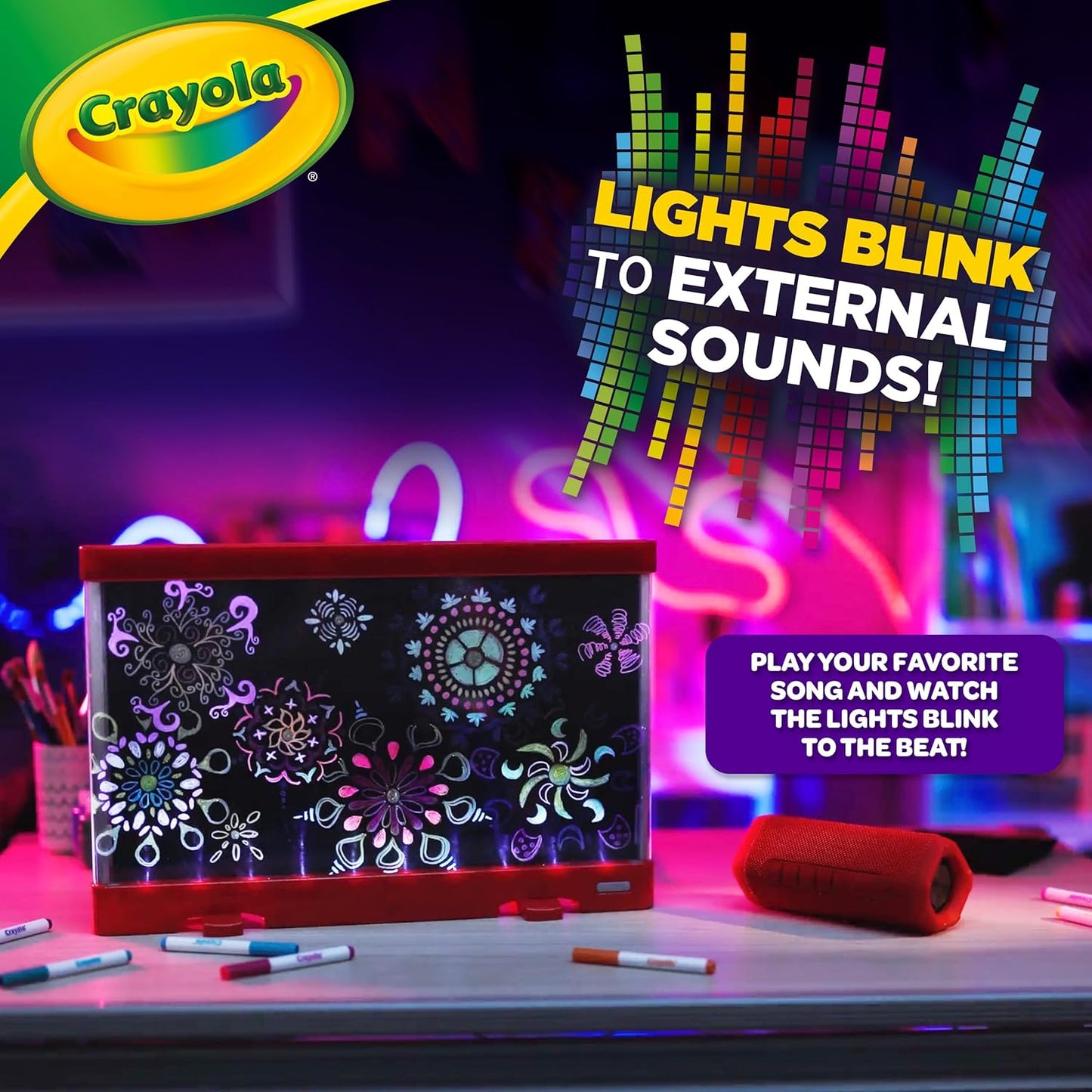 Crayola Ultimate Light Board - White, Kids Drawing Tablet, Gifts for Kids, LED Drawing Board, Sketching Art Projector, Toys for Boys & Girls, 6+
