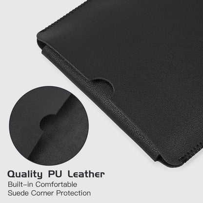 Protective Keyboard Sleeve Case for Logitech MX Keys Mini Minimalist & MX Mechanical Mini Wireless Illuminated Keyboard, Logitech MX Mini PU Sleeve Bag Case, Black