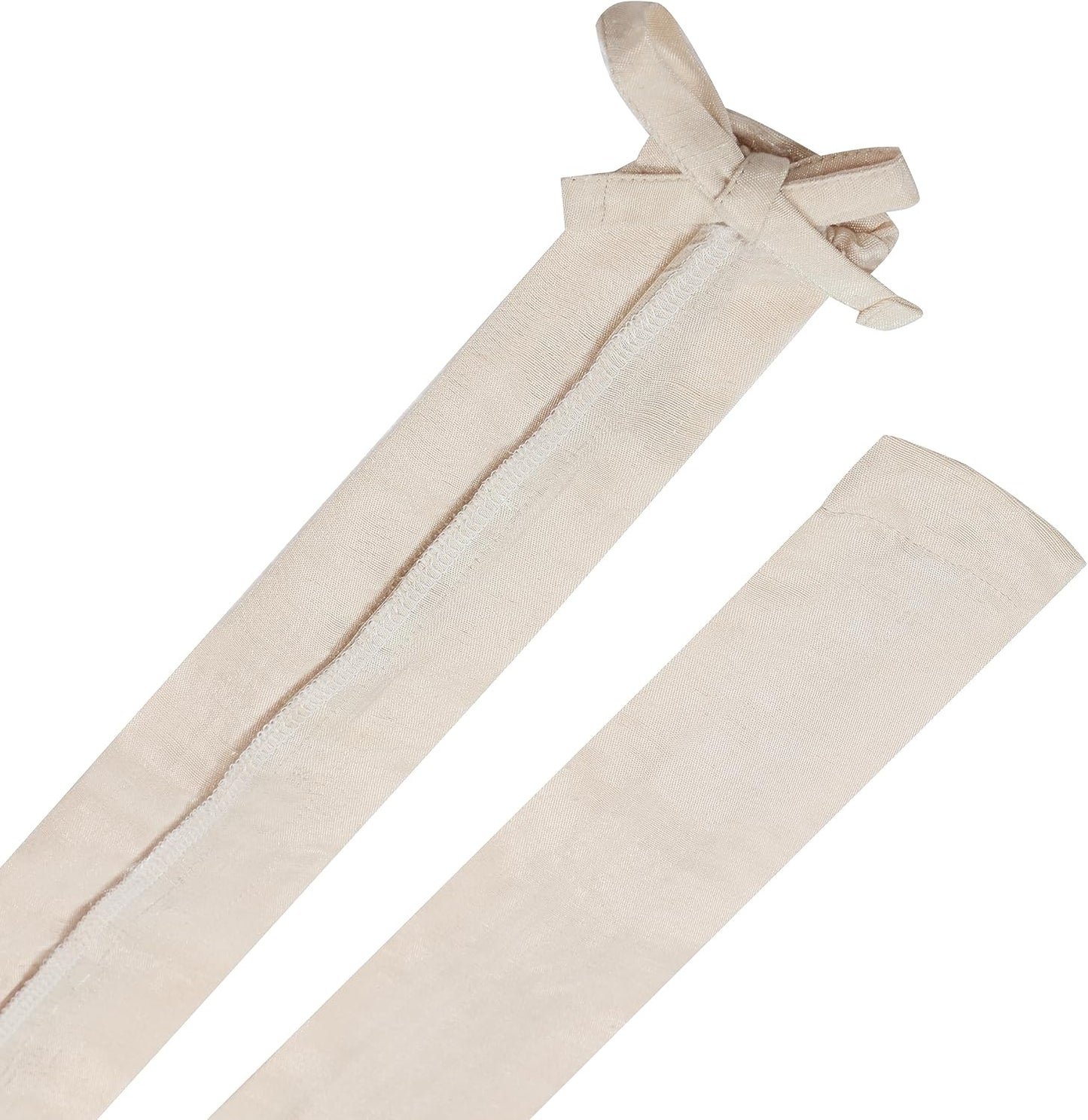 Aspen Creative 15013-21A, 6' Wheat Faux Silk Fabric Cord & Chain Cover, Easy to Install for Lighting Fixture, Cable Management, Lamp Wire Cover