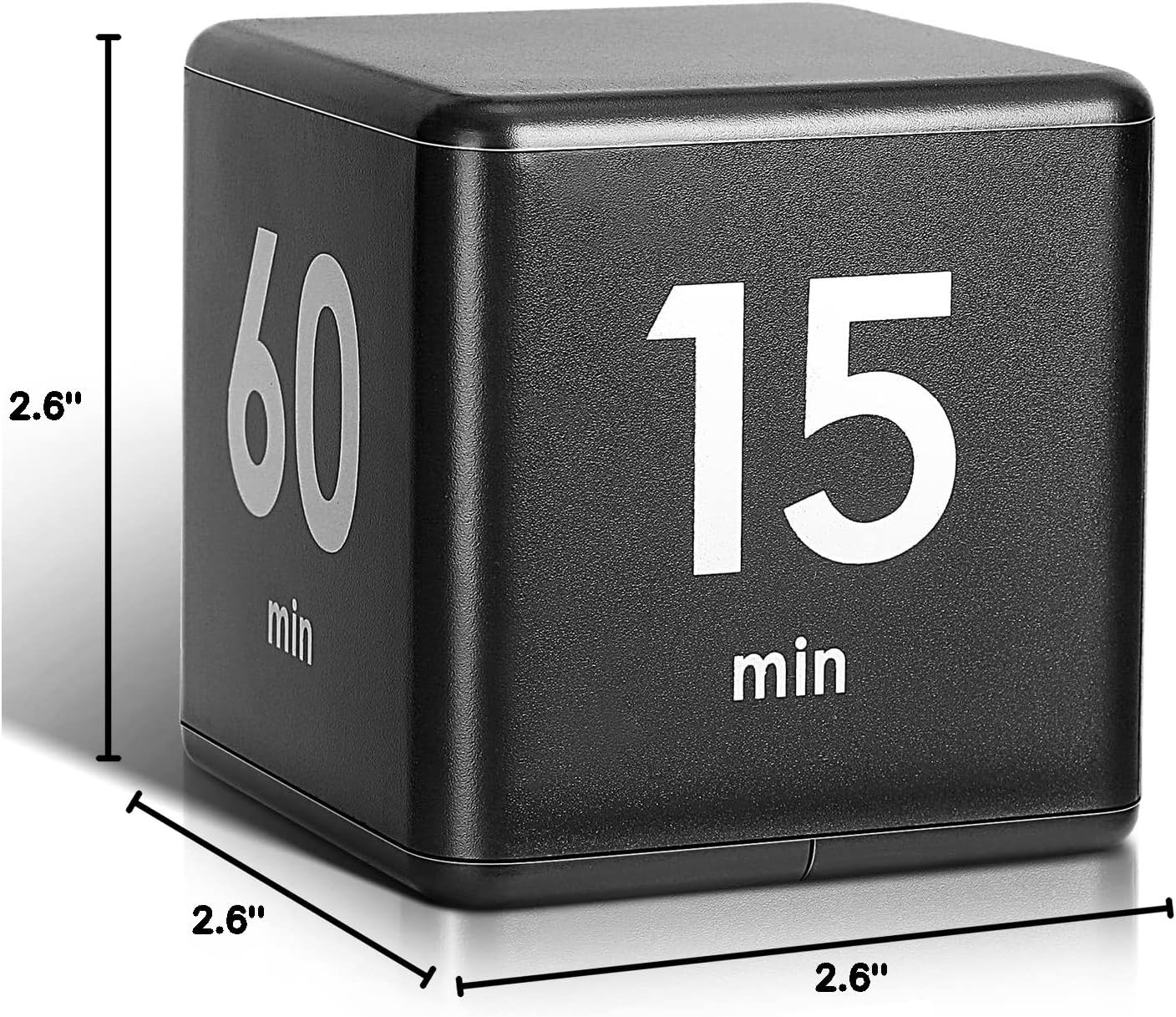 Weewooday Cube Timer, Gravity Sensor Flip Timer for ADHD Productivity, Classroom Kitchen Study Workout Cooking Desk Timers for Time Management, 15 20 30 60 Minutes Countdown Tool(Pink)