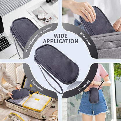 Electronics Organizer Travel Case, Cable Organizer Travel Essentials Tech Pouch,Suitable for Charger, Cable, Phone，Flash Drive,Bohemian leaves