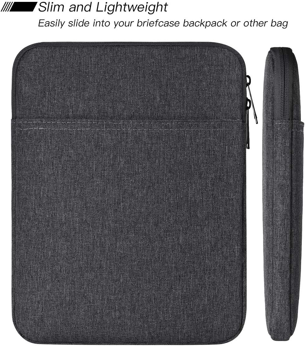 Tablet Sleeve for 2026 iPad A16, 11 inch iPad Air M4 M3 M2, Pro M5, Amazon Fire Max 11 Tablet/Kindle Fire HD 10/10 Plus, Galaxy Tab A9+ Plus Bag, Black