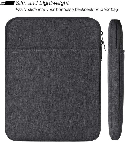 Tablet Sleeve for 2026 iPad A16, 11 inch iPad Air M4 M3 M2, Pro M5, Amazon Fire Max 11 Tablet/Kindle Fire HD 10/10 Plus, Galaxy Tab A9+ Plus Bag, Black