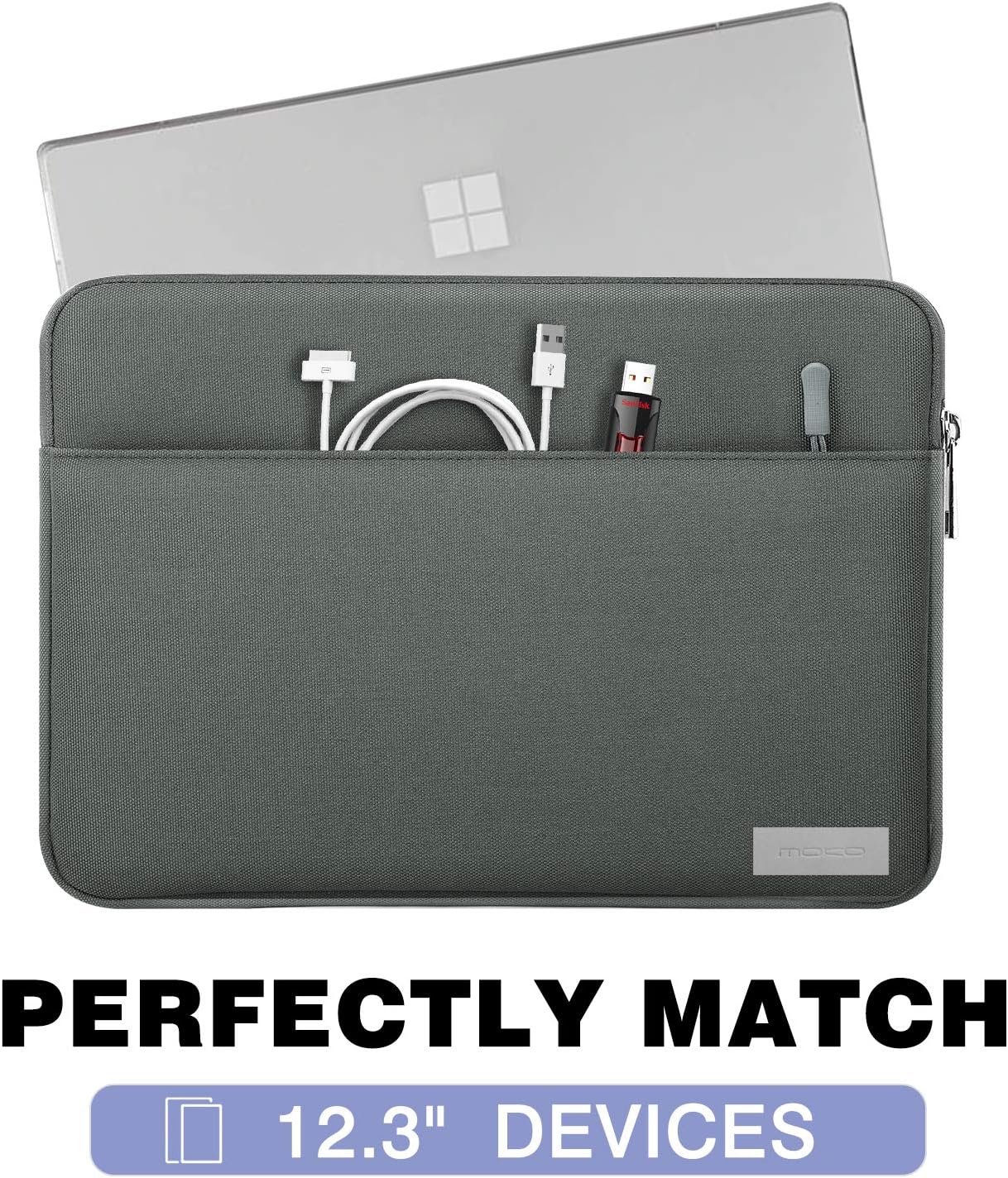 MoKo 9-11 Inch Tablet Sleeve Bag Carrying Case Fits iPad Pro 11 M5/Air M3, iPad A16 2025, i-Pad 10th 10.9, i-Pad 9/8/7th Gen 10.2, iPadAir 5/4th 10.9, Tab S8 11"/Tab A 10.1,Cloudy Pink