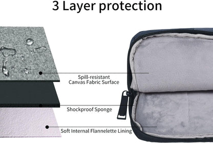 17 inch 360° Protective Laptop Case Sleeve for 2025 HP 17.3 Touchscreen Laptop,Envy 17,Pavilion 17,ASUS Vivobook 17, Shockproof Water-Resistant Computer Bag w/Accessory Pocket