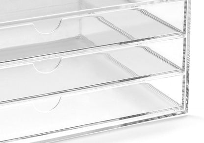 Osco X-Small Clear Acrylic Triple Drawer, (X-Small), A3274