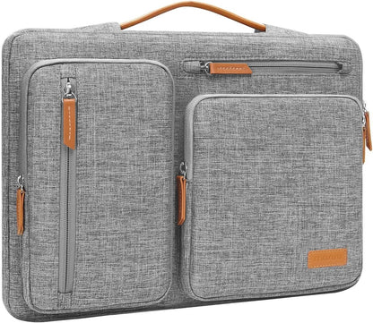 MOSISO 360 Protective Laptop Case 16 inch, 15-15.6 inch Laptop Sleeve Compatible with MacBook Pro 16, HP Acer Dell Lenovo ASUS, Side Open Carrying Case with 4 Zipper Pockets&Handle, Black