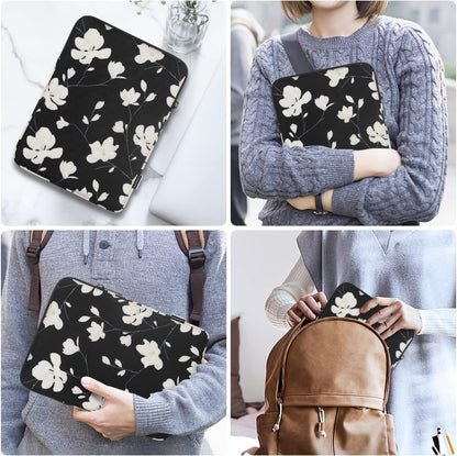 MoKo 7-8 Inch Tablet Sleeve Bag, Polyester Pouch Cover Case Fits iPad mini (A17 Pro) 8.3" 2024, iPad mini 6/5/4/3/2/1, Samsung Galaxy Tab S2 8.0, Tab A 8.0, ZenPad Z8s 7.9,Black
