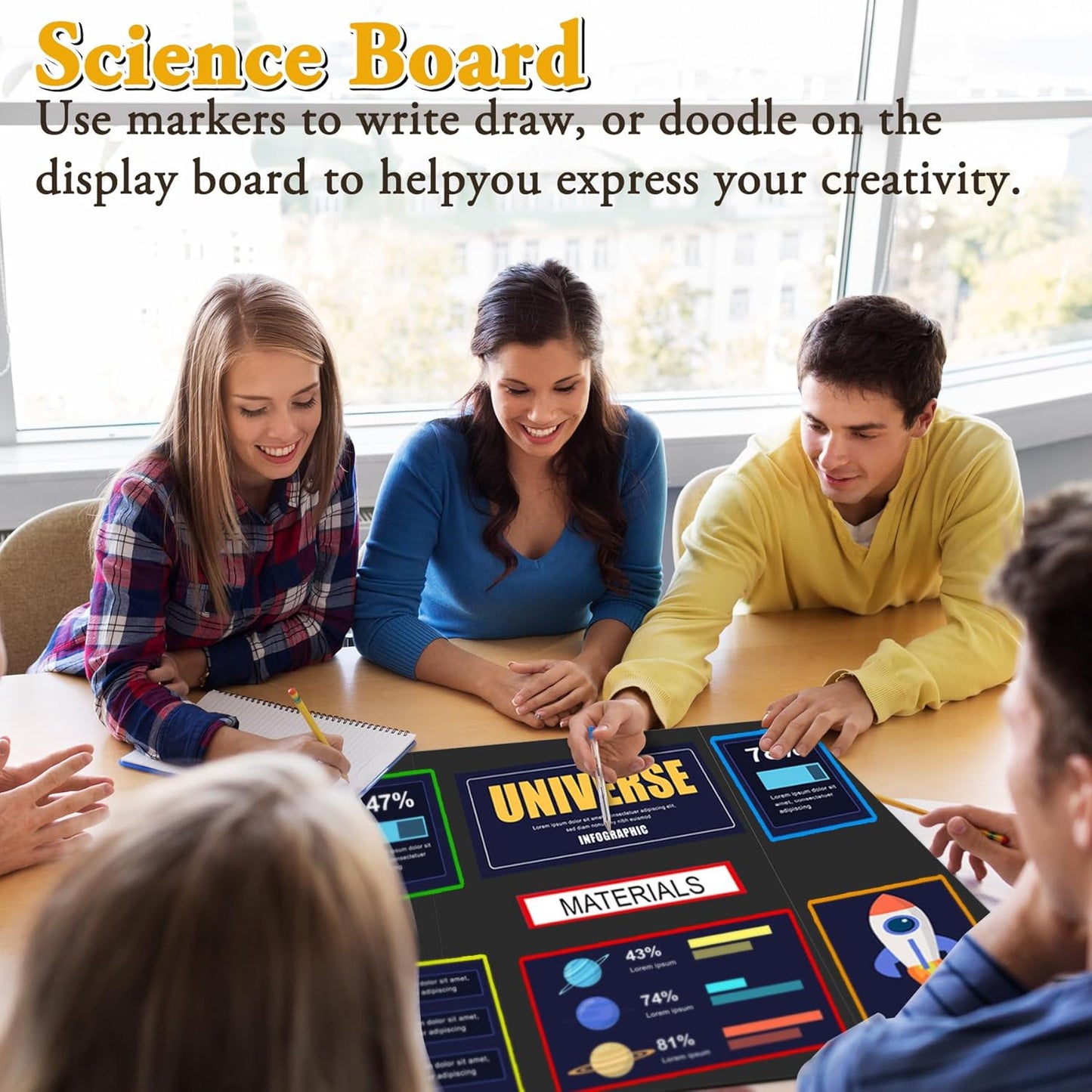 AKONEGE 3Pcs Small Trifold Poster Board, 21 x 14 inches White Tri Fold Poster Boards Corrugated Presentation Board Science Fair Display Boards for School Fun Projects, Exhibitions and Business