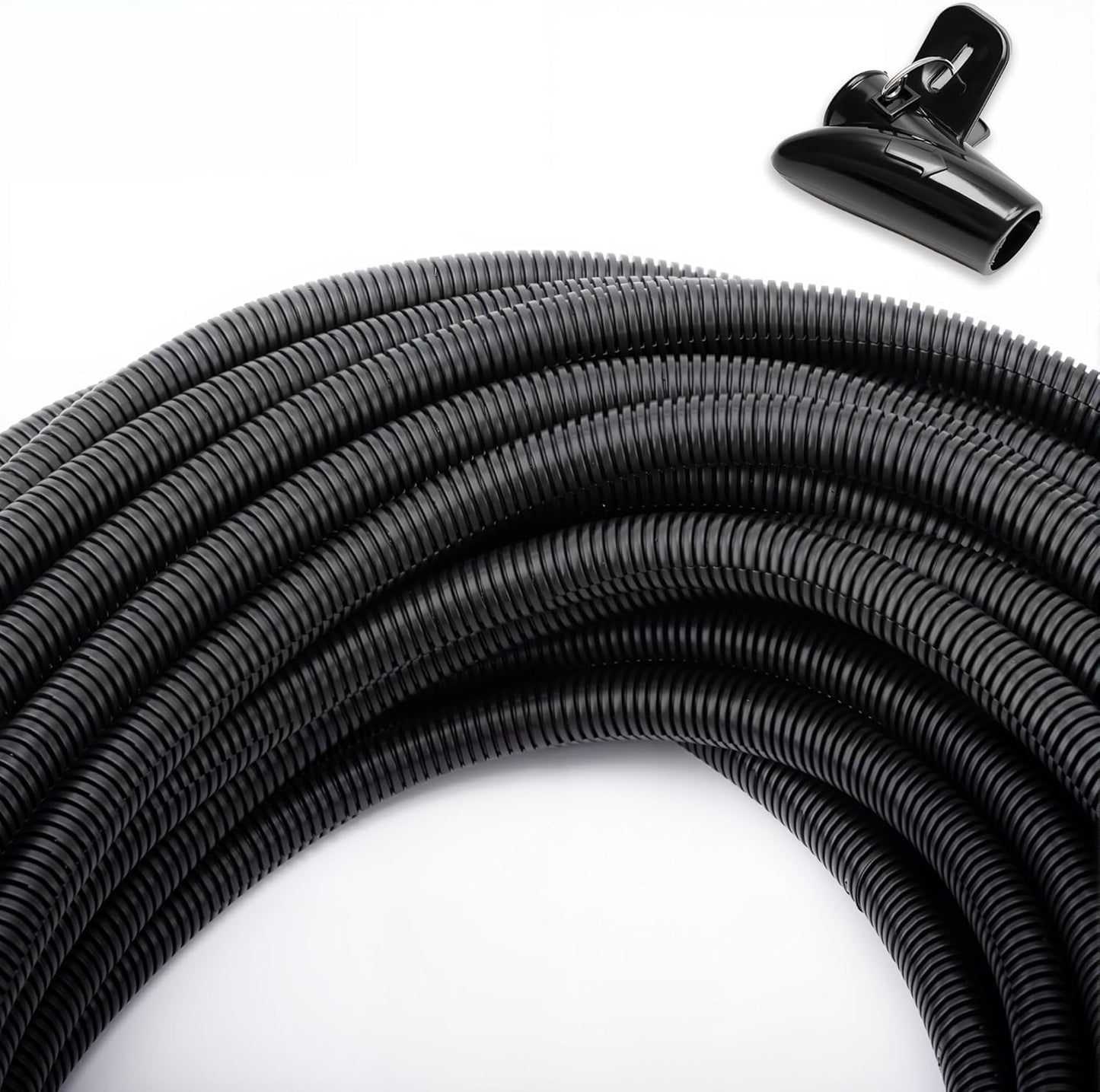 ZhiYo 100 FT 1/4” Wire Loom Split Tubing Auto Wire Conduit Flexible Cover