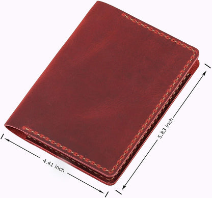 Leather Cover Compatible With Rite in the Rain Top Spiral Notebooks, Handmade Top Bound Notebook Cover For 3" x 5" Writing Pad Holder, Mini Pocket Notepad Holder - COFFEE