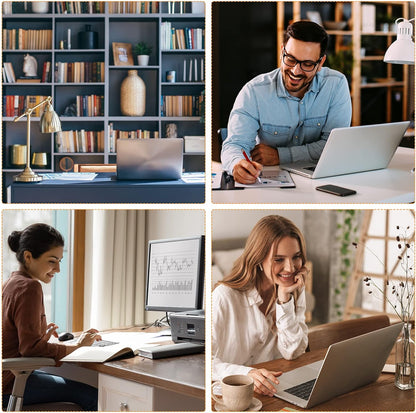 PATIKIL 24"x12" Desk Mat Protector, Felt Dual Side Mouse Pad Writing Mat for Office Home, Gray