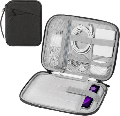 MoKo 9-11 Inch Tablet Sleeve Carrying Case with Handle, Padded Protective Travel Bag for New 11-inch iPad Air 4 2026/Pro M5/ A16, iPad 10th/Air 5/4th 10.9, i-Pad 9/8th 10.2,Tab S9/S8 11, Black
