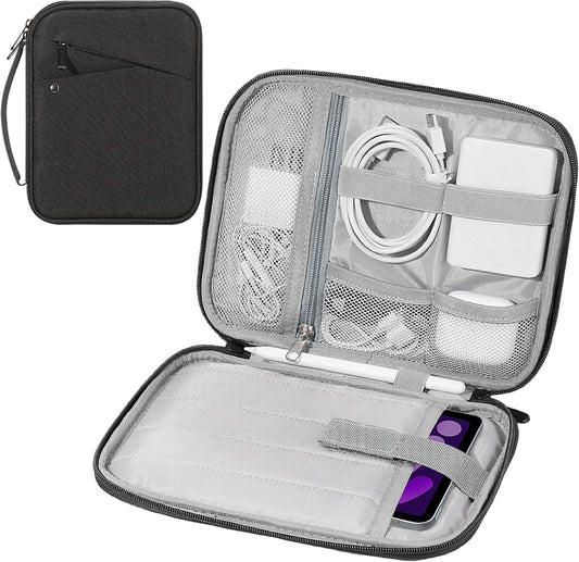 MoKo 9-11 Inch Tablet Sleeve Carrying Case with Handle, Padded Protective Travel Bag for New 11-inch iPad Air 4 2026/Pro M5/ A16, iPad 10th/Air 5/4th 10.9, i-Pad 9/8th 10.2,Tab S9/S8 11, Black