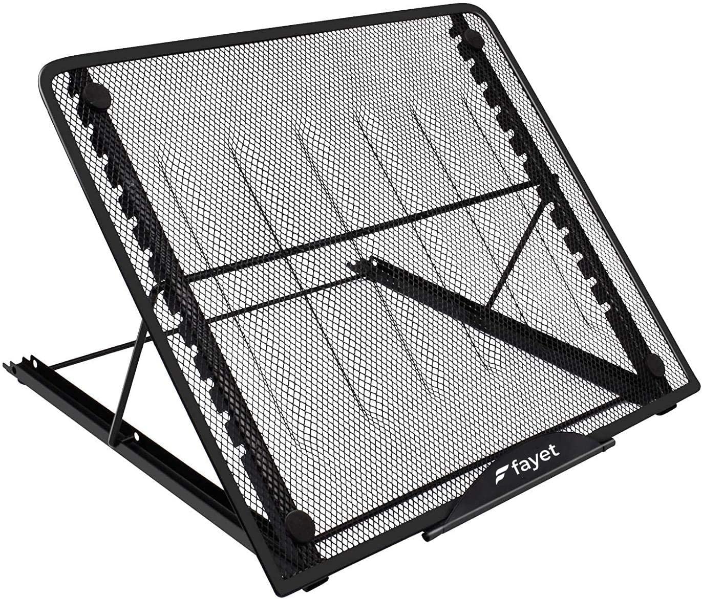 Fayet Large Version Adjustable Light Pad Stand, 12 Angle Points Skidding Prevented Holder for XP-Pen Artist, Compatible with 10" ~ 17" Notebooks, Drawing Monitor/Huion A2 A3 Light Board