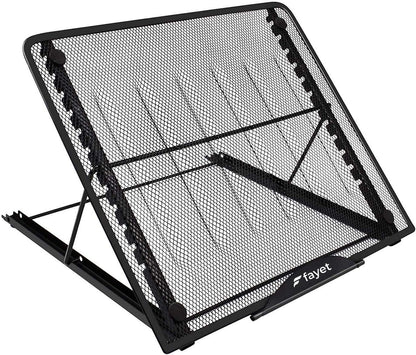 Fayet Large Version Adjustable Light Pad Stand, 12 Angle Points Skidding Prevented Holder for XP-Pen Artist, Compatible with 10" ~ 17" Notebooks, Drawing Monitor/Huion A2 A3 Light Board