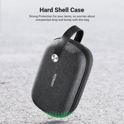 UGREEN Electronic Organizer Travel Case Pouch Bag Accessories Portable Waterproof Storage Bag Travel Essentials with Cable USB Flash Drive Charger External Battery Memory Card