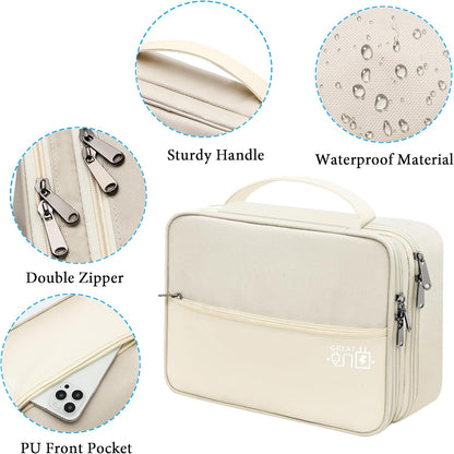 CILLA Electronics Organizer Travel, Travel Cord Organizer Case, Compact Electronics Accessories Bag for Cable, Cord, Charger, Phone