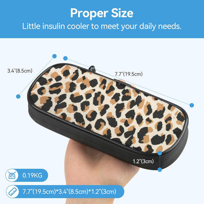 Gelozid Insulin Pen Cooler Travel Case Diabetic Medication Insulated Cool Organizer with 2 Reusable Ice Packs for Insulin Pen and Other Diabetic Supplies, for the Daily Life and Trip(Black)