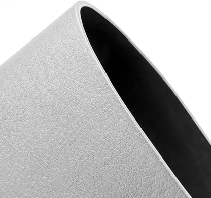 Nekmit Leather Desk Blotter Pad 17 x 12 Inches, Flat, Non-Slip, Waterproof, Black