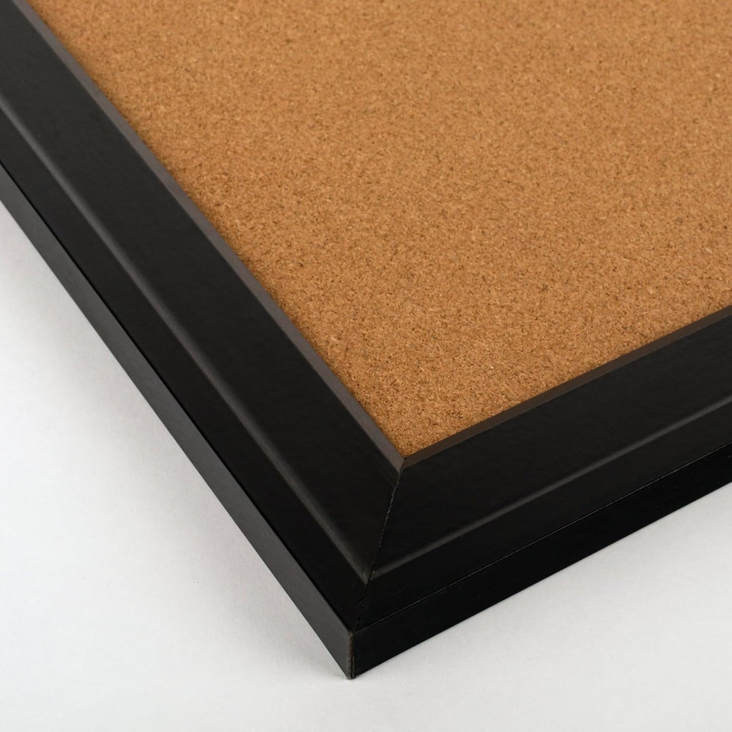 Quartet Cork Bulletin Board, Framed Corkboard, 11” x 17”, Black Frame, Message Board (79279)
