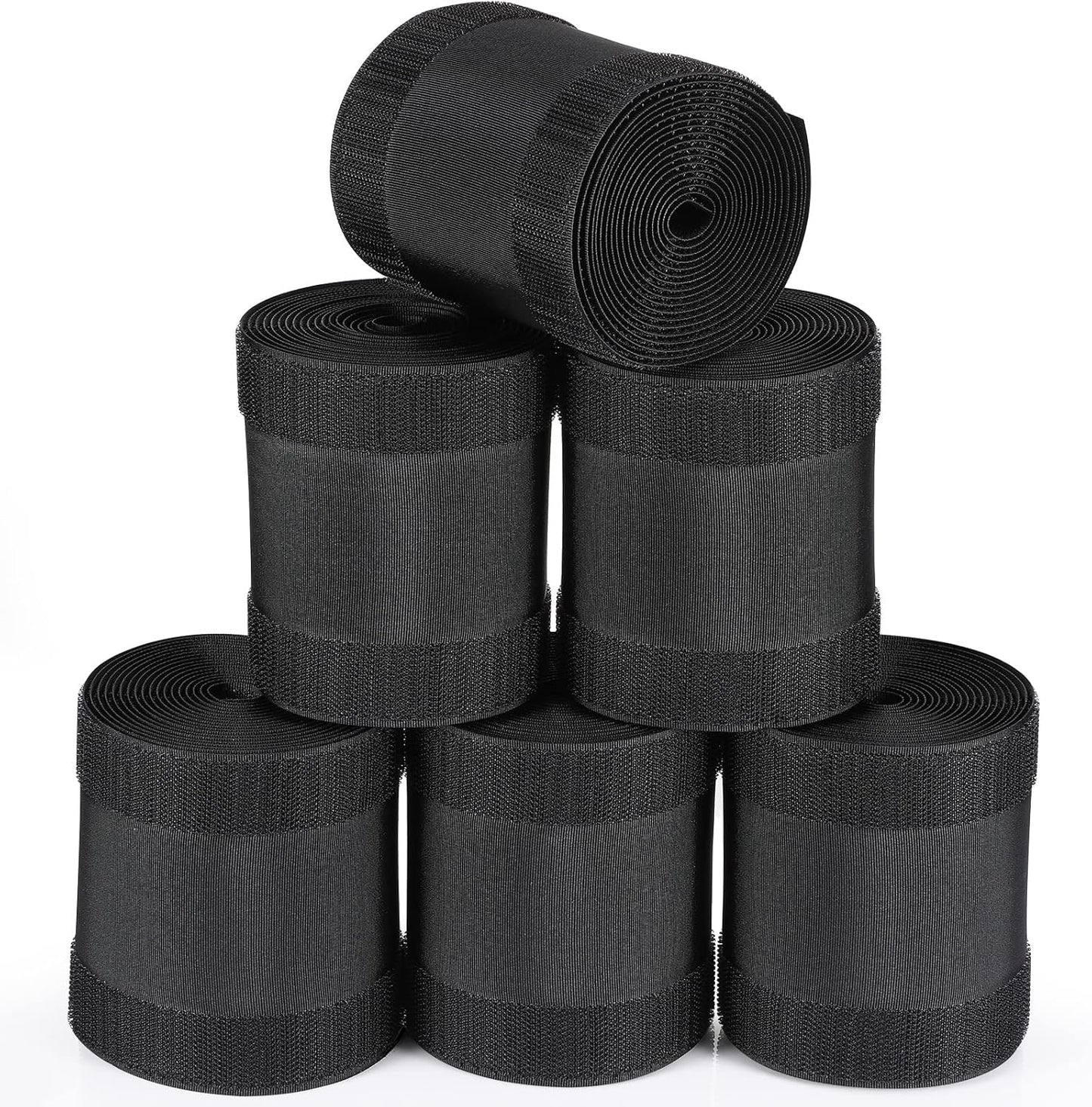 WILLBOND Carpet Cord Cover Cable Protector Floor Cover Cable Protector Management Only for Commercial Office Carpet(19.69 ft,Black)