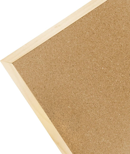 14.6 inches x 11 inches Frame Cork Board for Bulletin Board, Home Decor, Office, School, Message Board and Include Installation kit, Push pins.