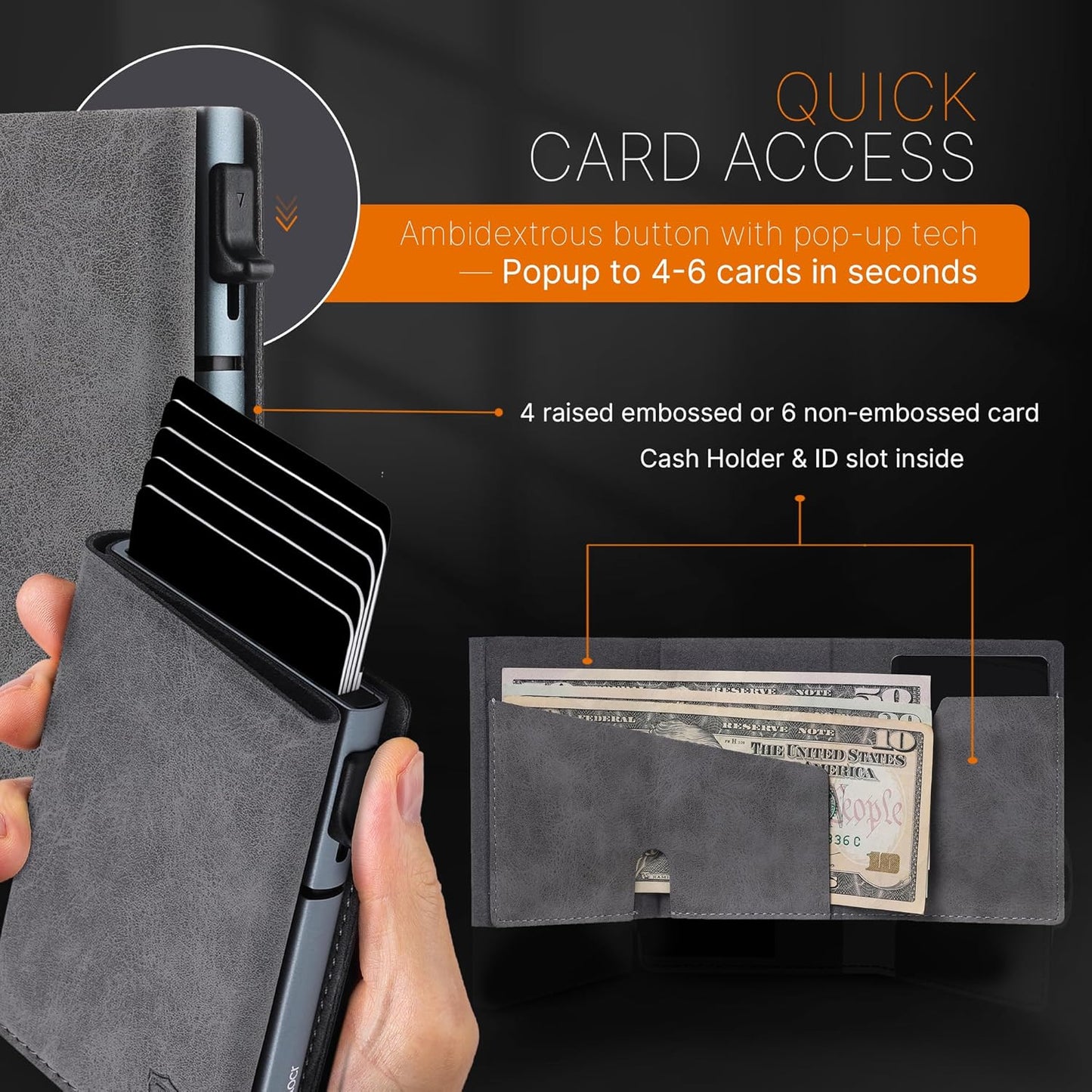 Conceal Plus Wallet Finder Slim Tracker, 5-Year Battery Life - Never Needs Charging, Track Wallet, Backpack, Luggage and More, Works with Apple Find My iOS Only (Android Not Supported)