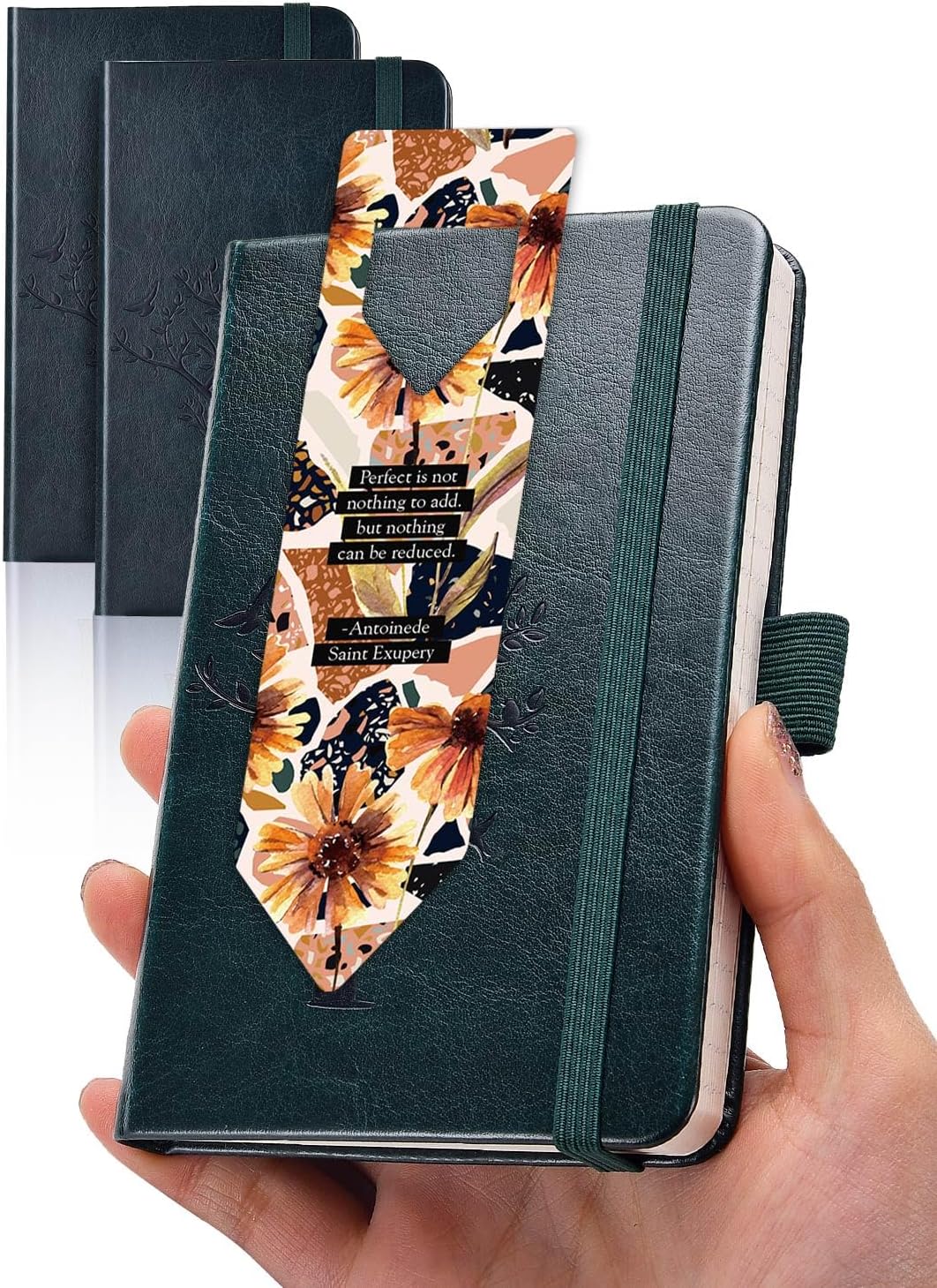 AISBUGUR Pocket Notebook, Small Notebook, 2-Pack Total 320 Pages,3.7" x 5.7" Pocket Notebook (2 Pack, Black1)