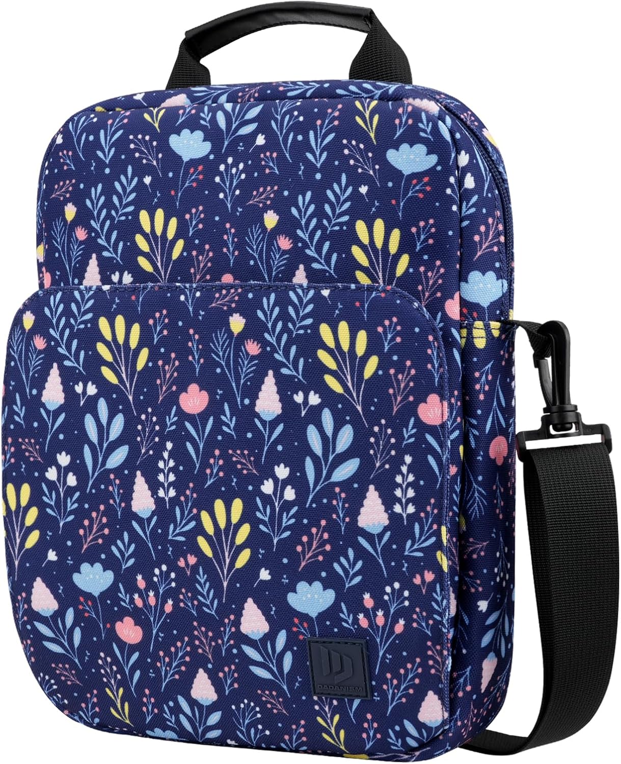 Dadanism 9-11 Inch Tablet Sleeve Bag Carrying Case with Shoulder Strap for iPad (A16) 11", iPad 10th Gen 10.9", iPad Air M4/Pro M5 11", iPad 9/8/7th 10.2", Galaxy Tab A11+ Plus 11", Cloudy Pink