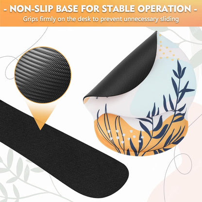 Mouse Pad and Keyboard Wrist Rest- Ergonomic Wrist Rest for Computer Keyboard and Mouse Pad, Memory Foam Wrist Support for Comfy Typing, Ideal for Laptop, Office, Gaming