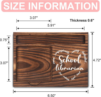 Inspirational Motivational Gifts, Encourage Gifts, Recovery Gifts, Little Reminders Sticky Note Holder, Post-it Note Dispenser for Desk, Wooden Post-it Note & Pen Holder 6.5" x 4.7" - FTA121